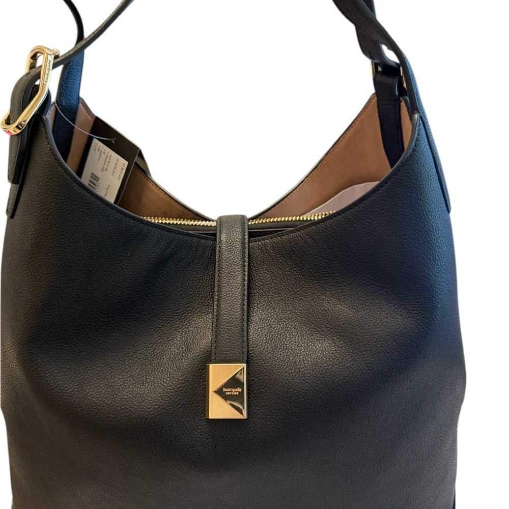 Kate Spade - Deco Large Shoulder Bag -Black NWT Style: KI556 - Picture 3 of 15